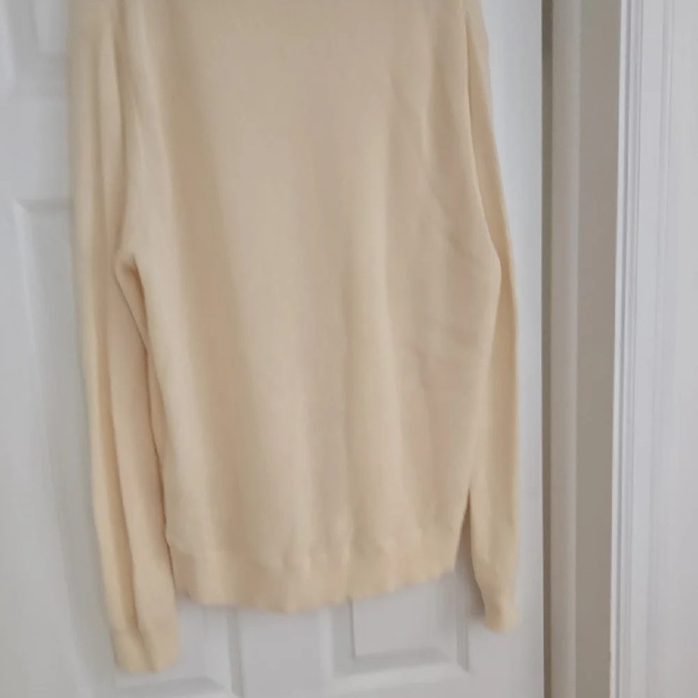 Polo by Ralph Lauren Men's V-Neck Sweater in Cream